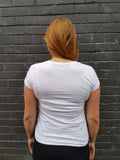 Womens Tantrik NOW BOARDING Tee - Warrior White
